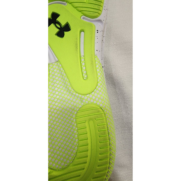 Under Armour HOVR Turbulence LTD black and neon green size 10 men - Picture 10 of 11